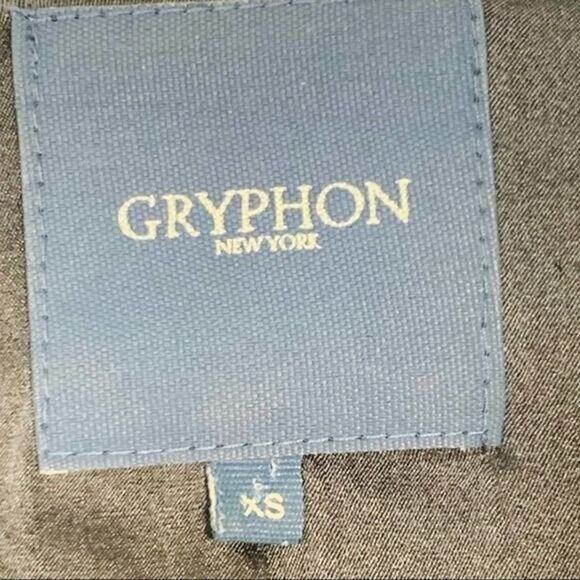 GRYPHON Embellished Open Front Jacket Dark Blue Size XS - Picture 5 of 8